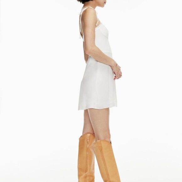 Aritzia Wilfred Fable Dress Sweetheart Bustier Mini Dress Size 0 - Picture 3 of 16
